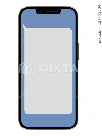 スマートフォンと通知画面 127472334