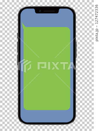 スマートフォンと通知画面 スマートフォンと通知画面 127472336
