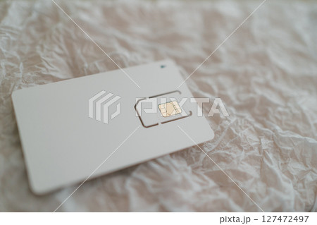 SIMカード台紙 127472497