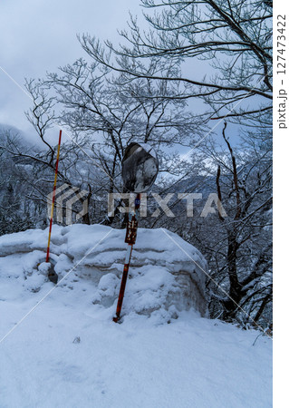 250317秋山郷の雪景色 127473422