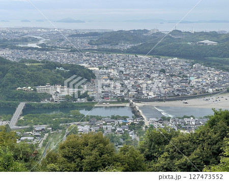 岩国城からの眺望　山本県岩国市 127473552