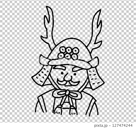 真田幸村の手描きイラスト 127474244