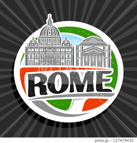 Vector logo for Rome 127474430