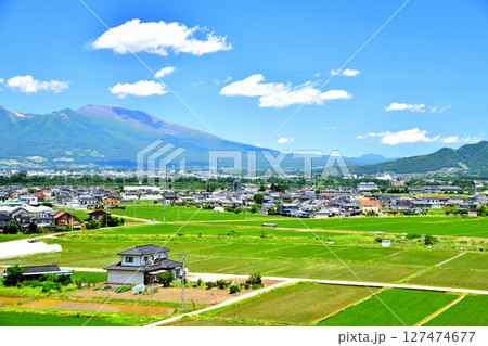 佐久平駅周辺、浅間山~平尾山方面を望む(長野県佐久市)【2025.6】 佐久平駅周辺、浅間山~平尾山方面を望む(長野県佐久市)【2025.6】 127474677