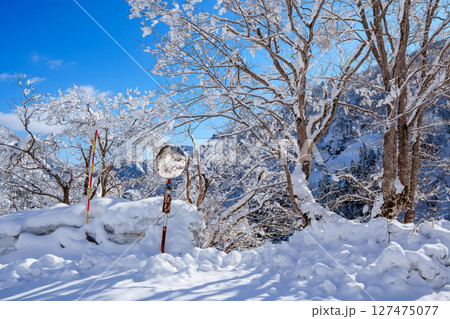 250317秋山郷の雪景色(快晴) 250317秋山郷の雪景色(快晴) 127475077