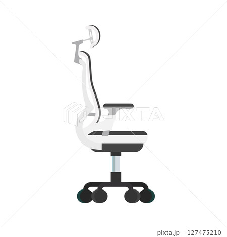Ergonomic chair isolated on white background Ergonomic chair isolated on white background 127475210