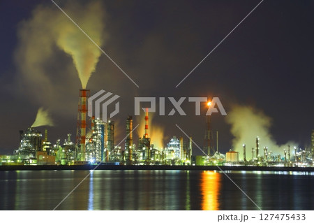 夜の臨海工場 夜の臨海工場 127475433