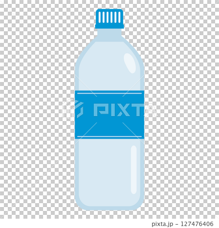 シンプルなペットボトルのイラスト 水 スポーツ飲料 1個 シンプルなペットボトルのイラスト 水 スポーツ飲料 1個 127476406