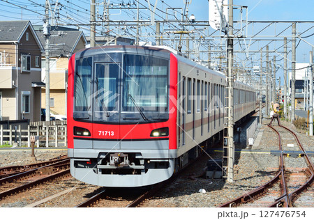 鉄道 私鉄:東武鉄道 伊勢崎線 70000系 71713F 鉄道 私鉄:東武鉄道 伊勢崎線 70000系 71713F 127476754