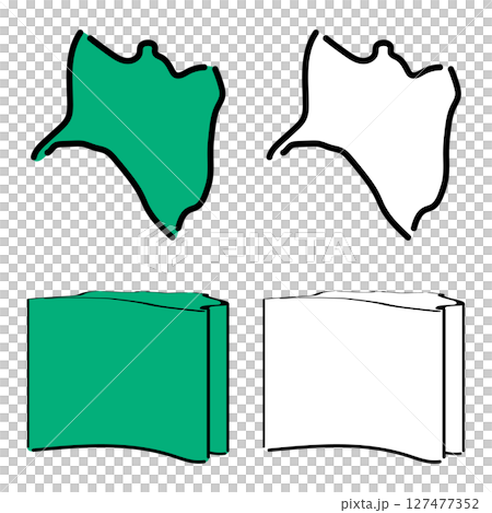 Handwritten_Azerbaijan_Nakhchivan_Vector_Set_03 127477352