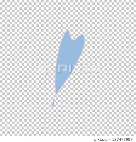 Hand-drawn exclamation mark - heart-shaped (soft blue x soft lavender) Hand-drawn exclamation mark - heart-shaped (soft blue x soft lavender) 127477997