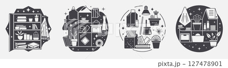 set konmari method tidying template designs, productivity simplicity efficiency space set konmari method tidying template designs, productivity simplicity efficiency space 127478901