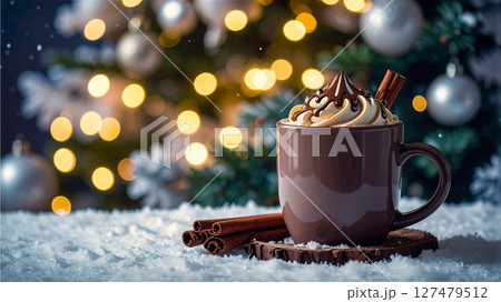 クリスマス ホットチョコレート クリスマス ホットチョコレート 127479512