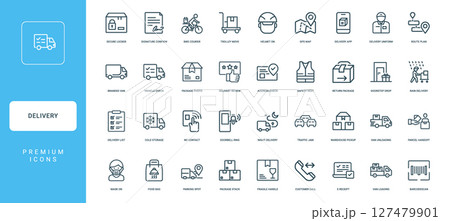 weather forecast icons collection weather conditions atmospheric phenomena 127479901