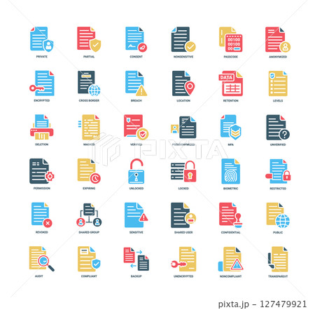 weather forecast icons collection weather conditions atmospheric phenomena 127479921