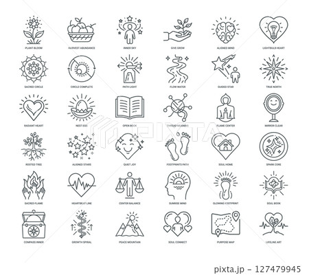 weather forecast icons collection weather conditions atmospheric phenomena 127479945