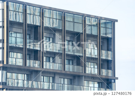 都市の風景　高層ビル　イメージ　東京都千代田区 127480176