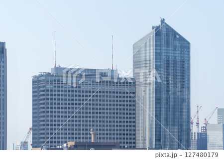 都市の風景　高層ビル　イメージ　東京都千代田区 127480179