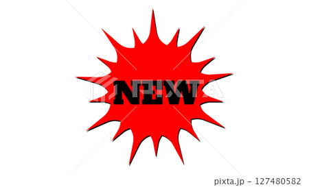 NEW red sticker, red promo tags, sale stickers emblem, NEW sales promotion bubble, announce bubble, NEW label and NEW sticker on white background, speech bubble, red starburst sticker for promotions NEW red sticker, red promo tags, sale stickers emblem, NEW sales promotion bubble, announce bubble, NEW label and NEW sticker on white background, speech bubble, red starburst sticker for promotions 127480582