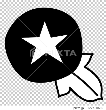 シンプルな朝顔のイラスト シンプルな朝顔のイラスト 127480602