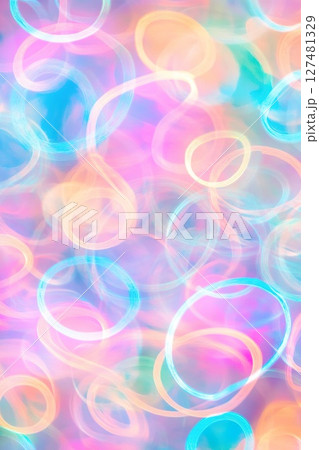 Colorful abstract swirls with pastel neon light effects. 127481329