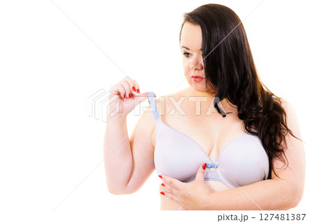 Big woman wearing bra Big woman wearing bra 127481387