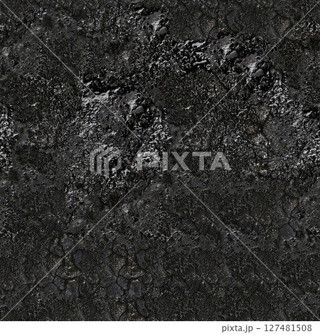 Texture of burnt organic matter. Seamless texture. 127481508