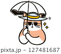 日傘をさすねこ 127481687