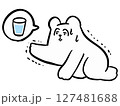 水を求めるシロクマ 127481688