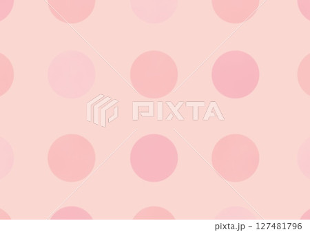 ピンクと赤のドットのパターンの背景イラスト ピンクと赤のドットのパターンの背景イラスト 127481796