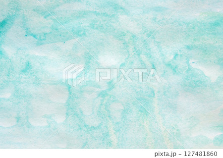 Abstract colorful watercolor paint paper background texture 127481860
