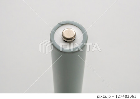 AAA alkaline battery on white background 127482063