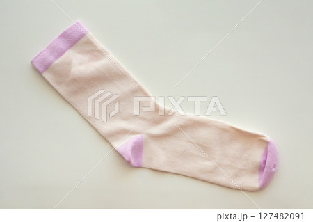 cotton sport socks on white background cotton sport socks on white background 127482091