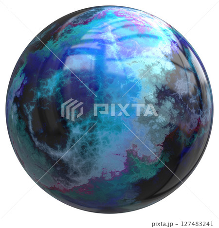 Old and corroded aged weathered copper sphere isolated on white. Old and corroded aged weathered copper sphere isolated on white. 127483241
