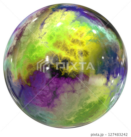 Old and corroded aged weathered copper sphere isolated on white. Old and corroded aged weathered copper sphere isolated on white. 127483242