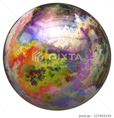 Old and corroded aged weathered copper sphere isolated on white. Old and corroded aged weathered copper sphere isolated on white. 127483244