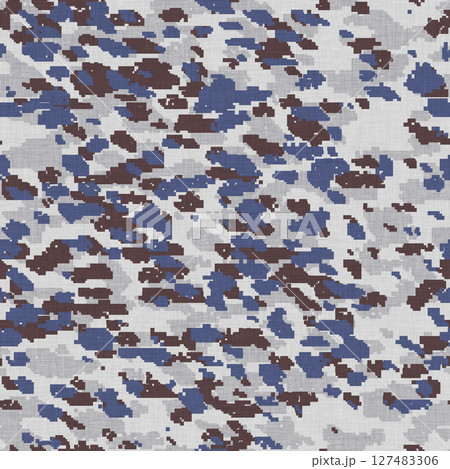 Seamless camouflage fabric texture. Hi-res (8000x8000) texture. 127483306