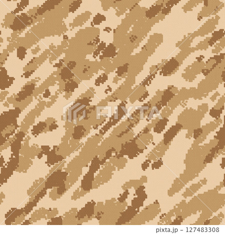 Seamless camouflage fabric texture. Hi-res (8000x8000) texture. Seamless camouflage fabric texture. Hi-res (8000x8000) texture. 127483308