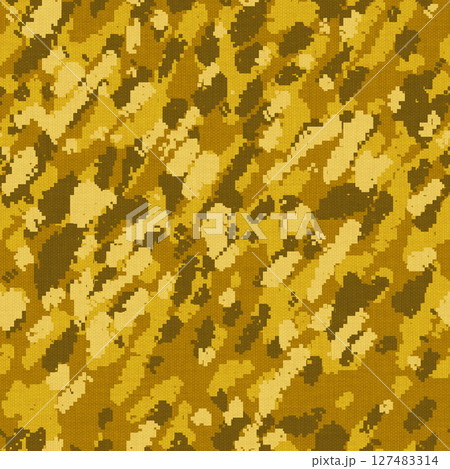 Seamless camouflage fabric texture. Hi-res (8000x8000) texture. 127483314