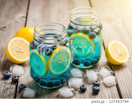 Summer Citrus Drinks on Ice Summer Citrus Drinks on Ice 127483794