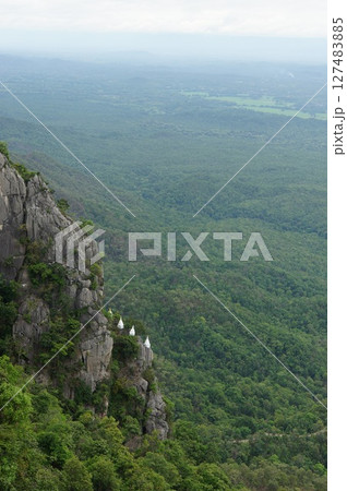 Aerial view from Wat Chalermprakiat, Lampang, Thailand Aerial view from Wat Chalermprakiat, Lampang, Thailand 127483885