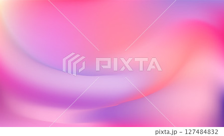 Light pink yellow gradient iridescent background. Rainbow colored 127484832