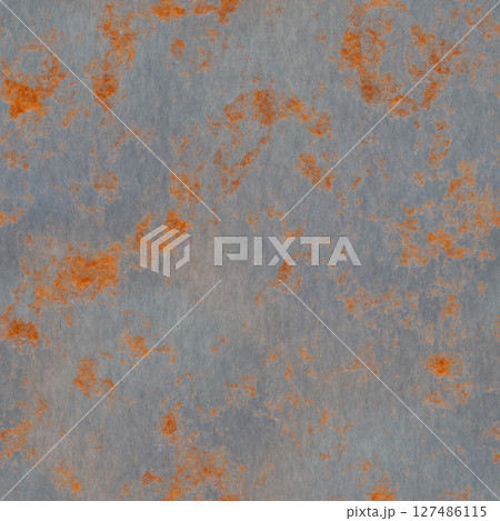 Galvanized rusty metallic background. Seamless Hi-res texture. 127486115