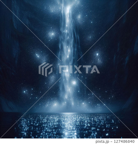 星を宿した水の流れ 127486840