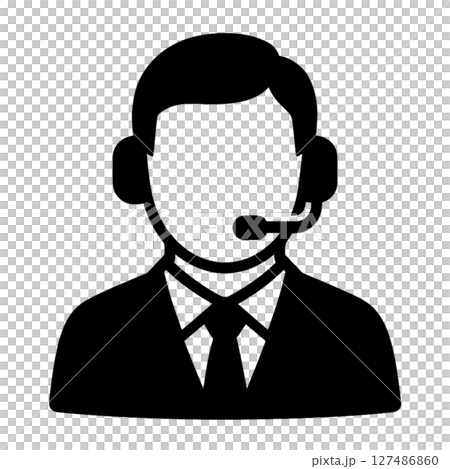 播音員線圖標,簡單,材料,插圖,無背景 播音員線圖標,簡單,材料,插圖,無背景 127486860