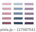 くすみカラーのマスキングテープ ピンク 青 紫 127487541