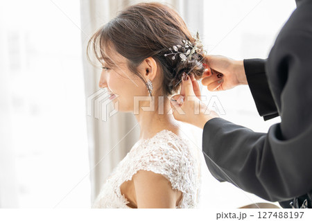 ヘアメイク　花嫁　ウェディング 127488197