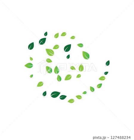green leaf ecology nature element vector icon green leaf ecology nature element vector icon 127488234