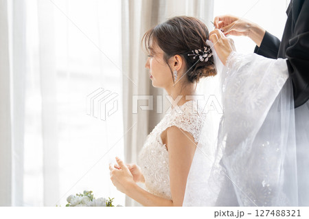 ヘアメイク　花嫁　ウェディング 127488321