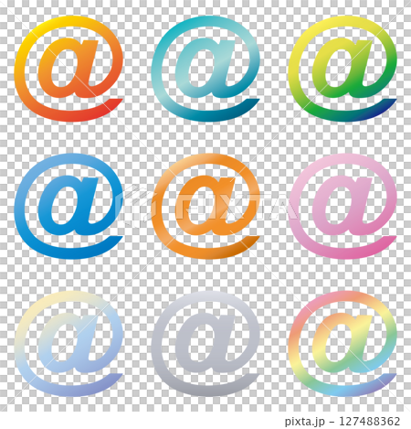 At sign set 127488362